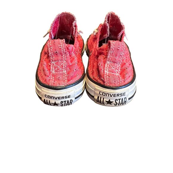 Converse All Star Shoreline Dark Pink Low Top Women’s 8 Slip-On chuck Taylor - Picture 3 of 7